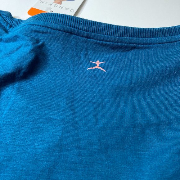 Danskin Women's Tulip Hem Tunic Top Teal Blue XXL - Picture 11 of 12